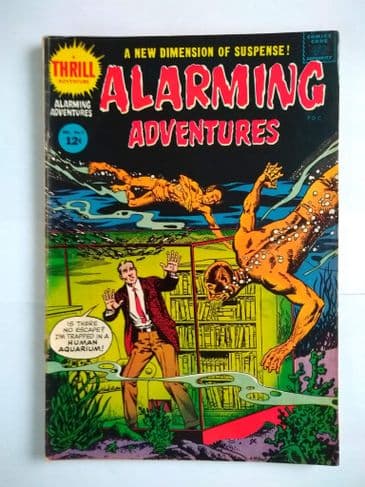 HARVEY COMICS ALARMING ADVENTURES VOL 1 NO 2 DEC 1962.
