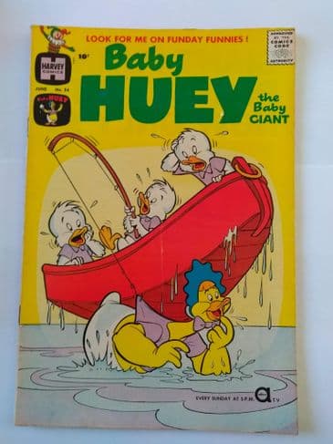 HARVEY COMICS BABY HUEY THE BABY GIANT VOL 1 NO 24 June 1960