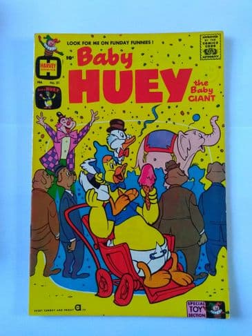 HARVEY COMICS BABY HUEY THE BABY GIANT VOL 1 NO 31 FEB 1961.