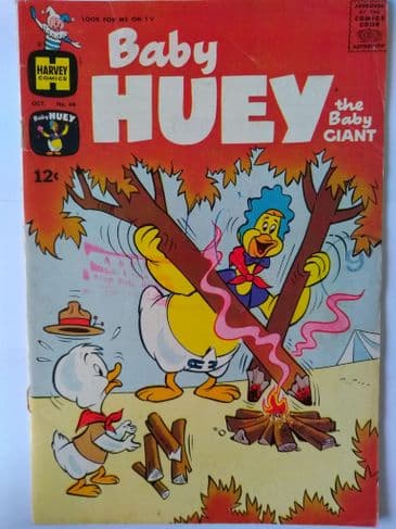HARVEY COMICS BABY HUEY THE BABY GIANT VOL 1 NO 48 OCT 1962.