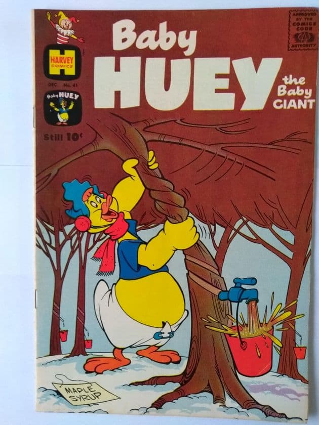 HARVEY COMICS BABY HUEY THE BABY GIANT VOL1 NO 41 DEC 1961.