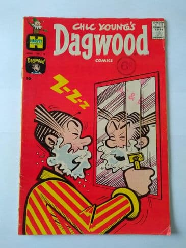 HARVEY COMICS CHIC YOUNG'S DAGWOOD COMICS VOL 1 NO 113 June 1960.
