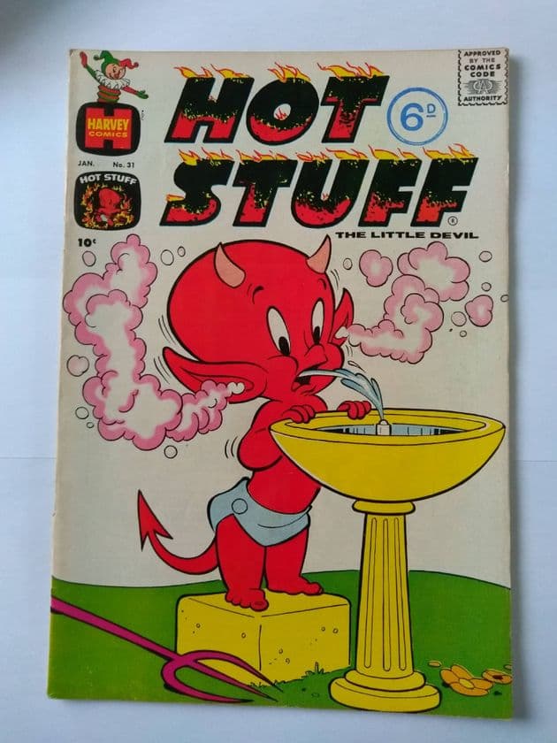 HARVEY COMICS HOT STUFF THE LITTLE DEVIL VOL 1 NO 31 JAN 1961