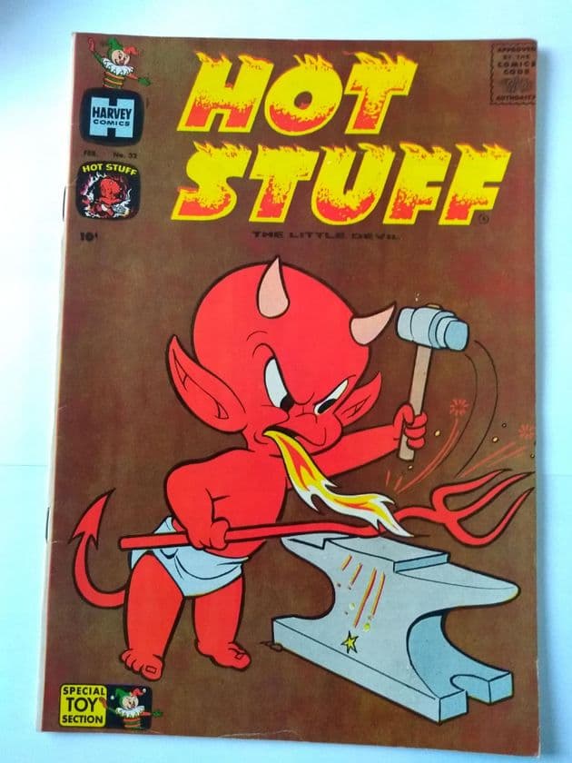 HARVEY COMICS HOT STUFF THE LITTLE DEVIL VOL 1 NO 32 FEB 1961