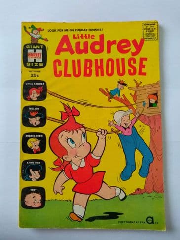 HARVEY COMICS LITTLE AUDREY CLUBHOUSE VOL 1 NO 1 SEPT 1961