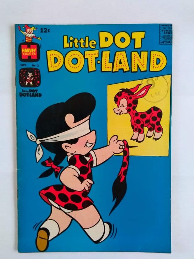 HARVEY COMICS LITTLE DOT DOT-LAND VOL 1 NO 2 SEPT 1962.