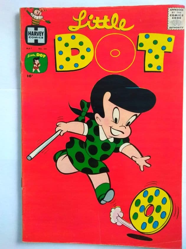 HARVEY COMICS LITTLE DOT VOL 1 NO 56 May 1960.