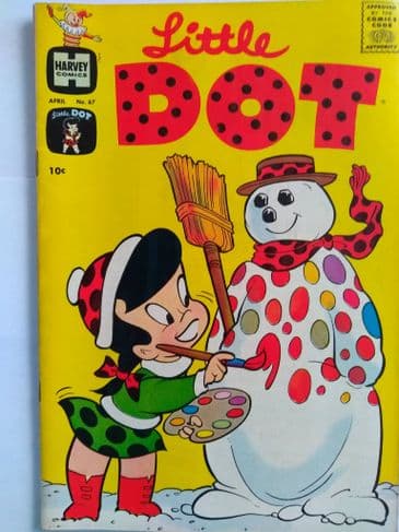 HARVEY COMICS LITTLE DOT  VOL 1 NO 67 April 1961.