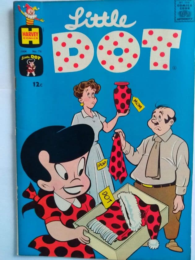 HARVEY COMICS LITTLE DOT VOL 1 NO 76 JAN 1962