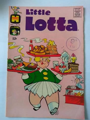 HARVEY COMICS LITTLE LOTTA VOL 1 NO 42 July 1962