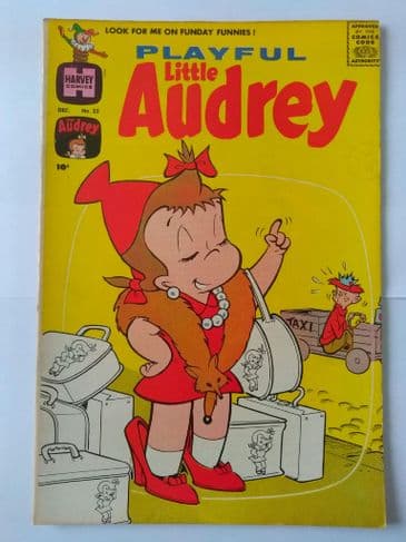 HARVEY COMICS PLAYFUL LITTLE AUDREY VOL 1 NO 23 DEC 1960.