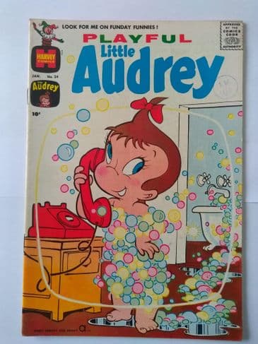 HARVEY COMICS PLAYFUL LITTLE AUDREY VOL 1 NO 24 JAN 1961.