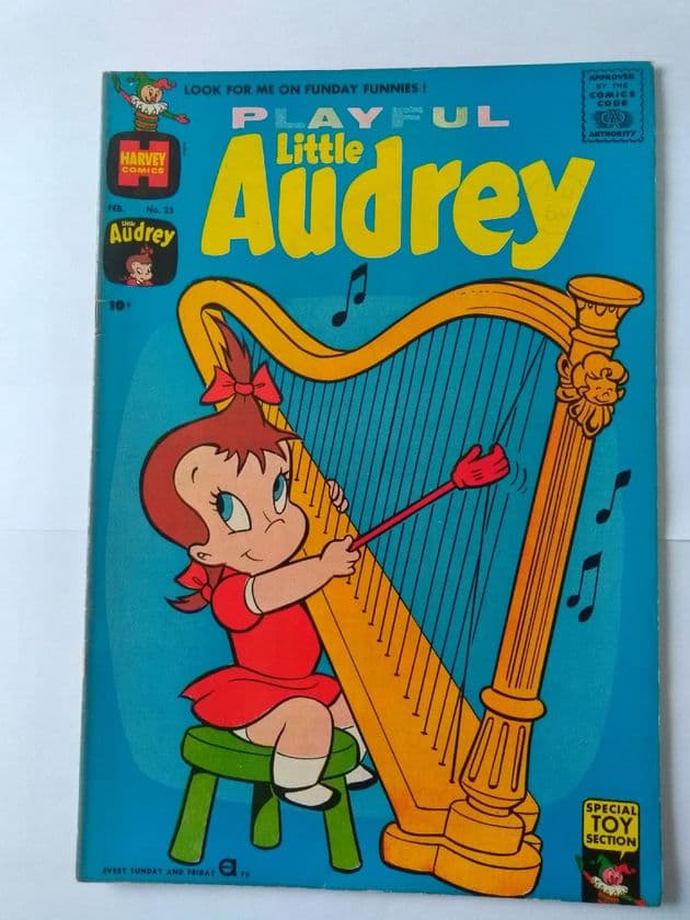 HARVEY COMICS PLAYFUL LITTLE AUDREY VOL 1 NO 25 FEB 1961.