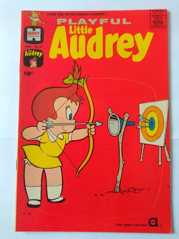 HARVEY COMICS PLAYFUL LITTLE AUDREY  VOL 1  NO 29 June 1961.