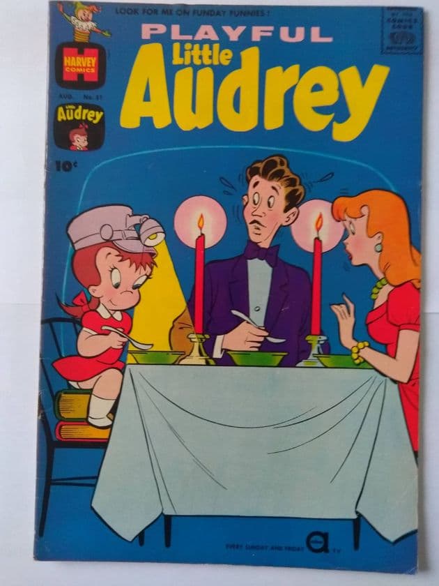 HARVEY COMICS PLAYFUL LITTLE AUDREY VOL 1 NO 31 August 1961.