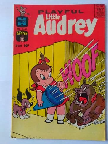HARVEY COMICS PLAYFUL LITTLE AUDREY  VOL 1  NO 35 DEC 1961.