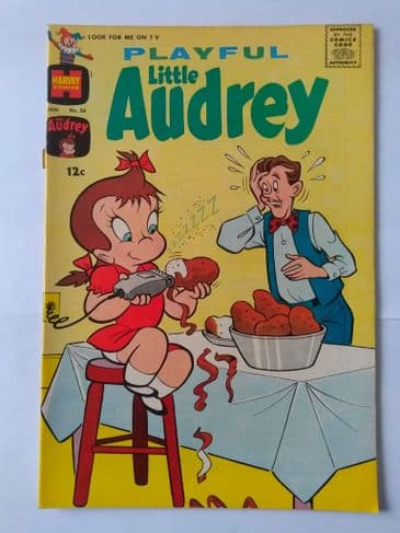 HARVEY COMICS PLAYFUL LITTLE AUDREY VOL 1 NO 36 JAN 1962.