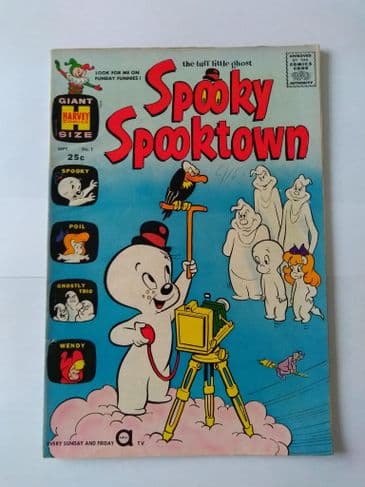HARVEY COMICS SPOOKY SPOOKTOWN VOL 1 NO 1 SEPT 1961.