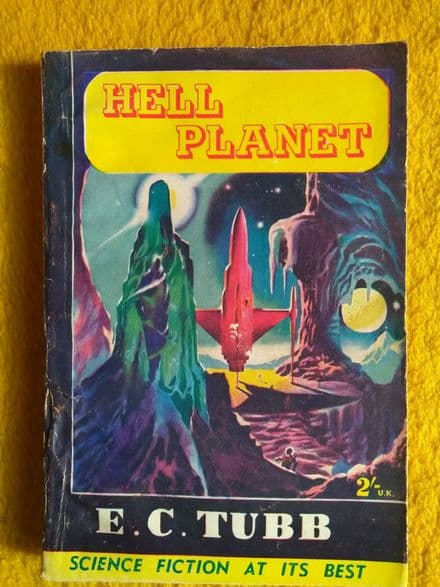HELL PLANET BY E. C. TUBB. (SIGNED)  (PAPERBACK)