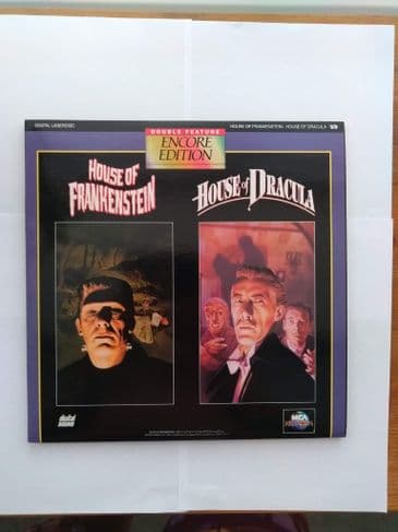 HOUSE OF FRANKENSTEIN/HOUSE OF DRACULA. (LASER DISC)