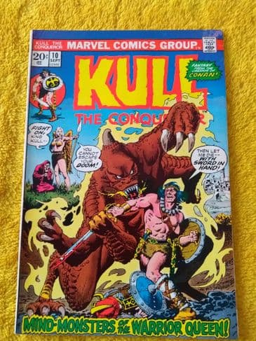 KULL THE CONQUEROR NO 10 September 1973.