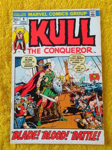 KULL THE CONQUEROR NO 5 November 1972