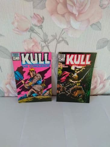 KULL THE CONQUEROR Vol 1 No 1 1982 & No 2 1983.