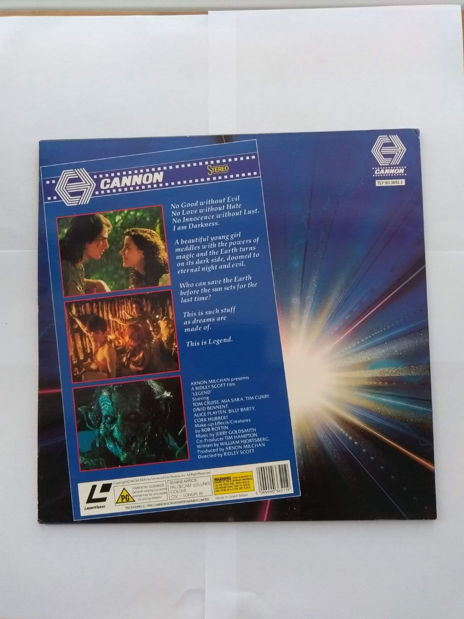 LEGEND LASER DISC