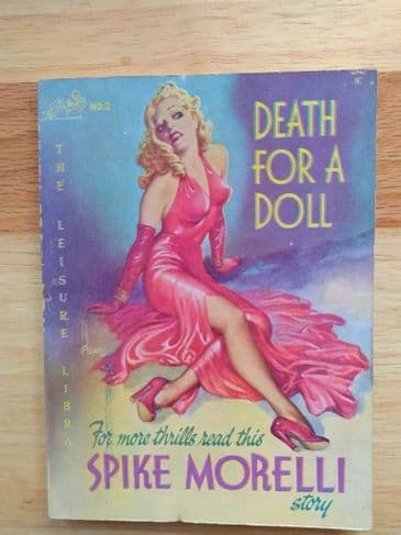 LEISURE LIBRARY: DEATH FOR A DOLL by SPIKE MORELLI  (NO 2 )  (Paperback )