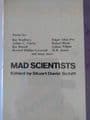 MAD SCIENTIST edited by Stuart D Schiff (Hardcover)