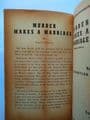 MURDER MAKES A MARRIAGE by SCHUYLER BROOCKS  (NO 28 )  (Paperback )