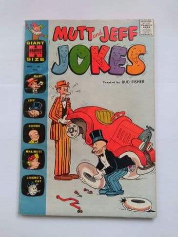 MUTT & Jeff JOKES CREATED by BUD Fisher VOL1 NO 2 November 1960.