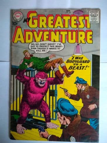 MY GREATEST ADVENTURE NO 39  January 1960