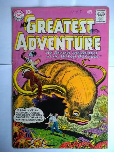 MY GREATEST ADVENTURE NO 51  January 1961