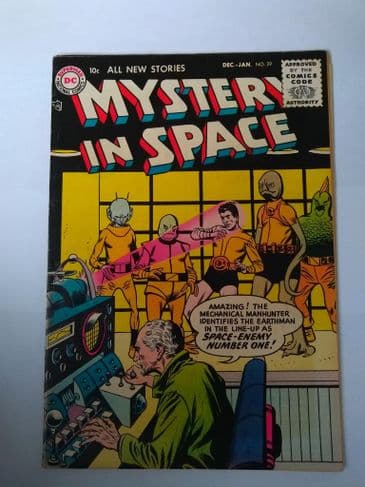 MYSTERY IN SPACE NO 29 (DEC 1955- JAN 1956) (DC COMICS)
