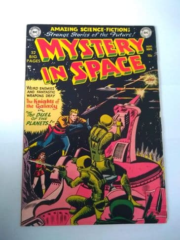 MYSTERY IN SPACE  NO 3 AUG/SEPT 1951 (CGC FN 6.0) (DC COMICS)
