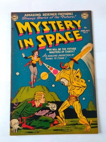 MYSTERY IN SPACE NO 8 June/July 1952 (DC COMICS)