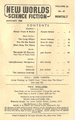 NEW WORLDS Science Fiction Magazine (Vol 23 - No.67)