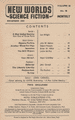 NEW WORLDS Science Fiction Magazine (Vol 26 - No.78)