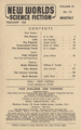 NEW WORLDS Science Fiction Magazine (Vol 39 - No.115)