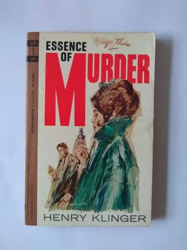 PERMABOOK: ESSENCE OF MURDER by Henry KLINGER (Paperback)