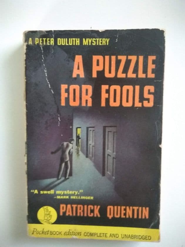 Pocket Book: A PUZLE FOR FOOLS by Patrick Quentin (No.83)  (Paperback)