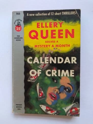 POCKET BOOK : CALENDAR OF CRIME (No.960) by Ellery Queen (Paperback)