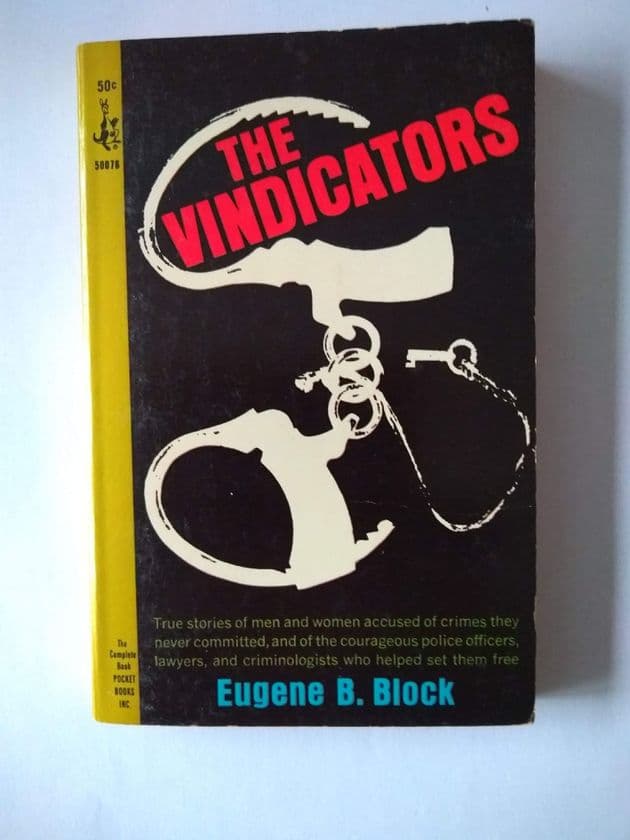 POCKET BOOK CARDINAL : THE VINDICATORS BY EUGENE B BLOCK (PAPERBACK)