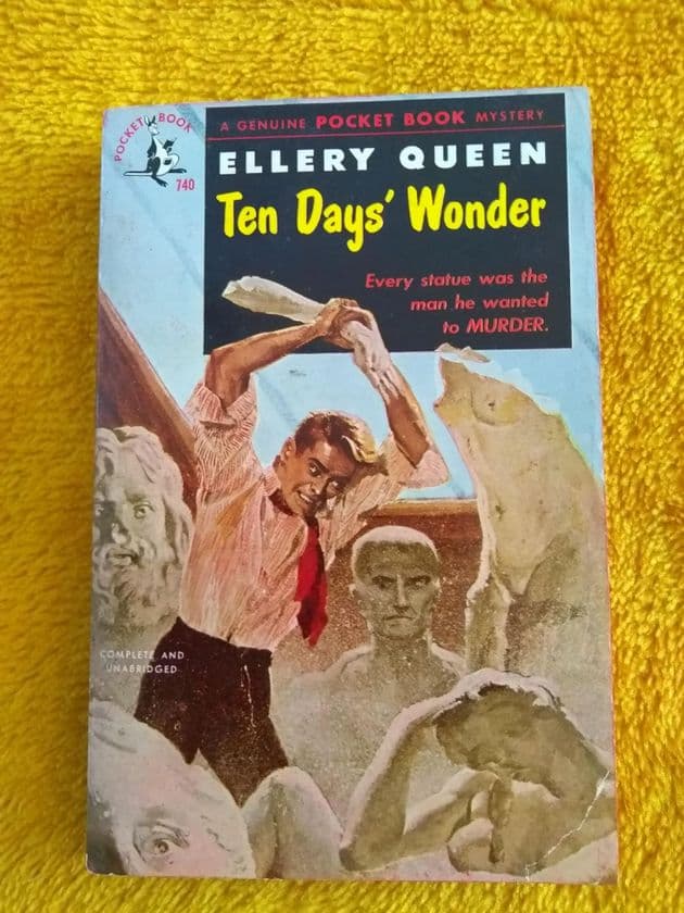 POCKET BOOK TEN DAYS' WONDER by Ellery Queen (No.740) (Paperback)