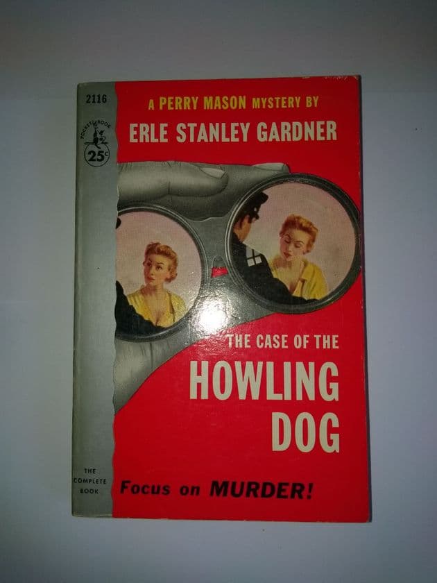 POCKET BOOK: The case of the  Howling Dog  (paperback) by Erle Stanley Gardner.