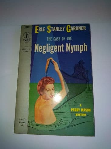 Pocket Book: THE CASE OF THE NEGLIGENT NYMPH(Paperback) by Erle Stanley Gardner.