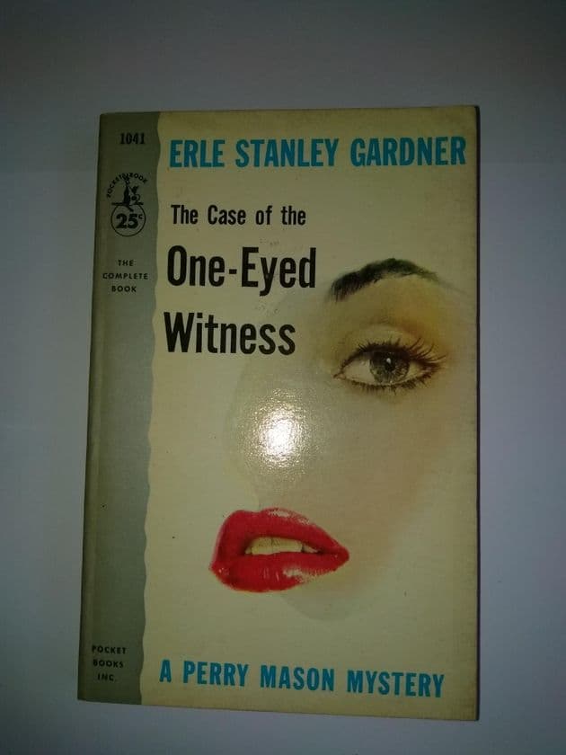 POCKET BOOK: The case of the  One Eyed Witness (paperback) by Erle Stanley Gardner.