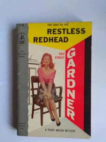 Pocket Book: THE CASE OF THE RESTLESS REDHEAD (Paperback) by Erle Stanley Gardner.