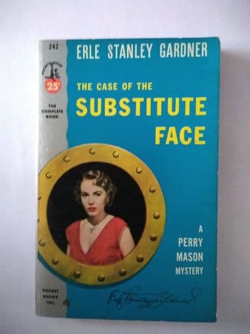 POCKET BOOK : THE CASE OF THE SUBSTITUTE FACE by Erle Stanley Gardner (Paperback)